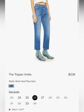 MOTHER The Tripper Ankle Jeans